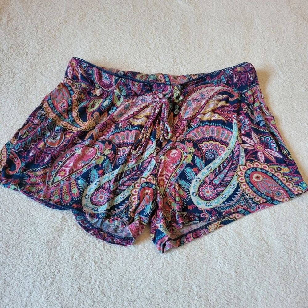 Cynthia Rowley Women's Paisley Print Lounge Shorts Size Small